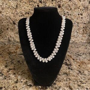 Pearl ~freshwater cultured pearl torsade necklace